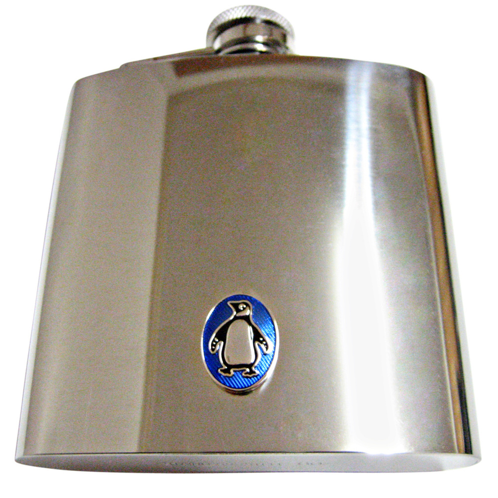Detailed Penguin Bird Large Flask - image 1